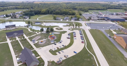 Aerial view of Mt. Zion, Illinois